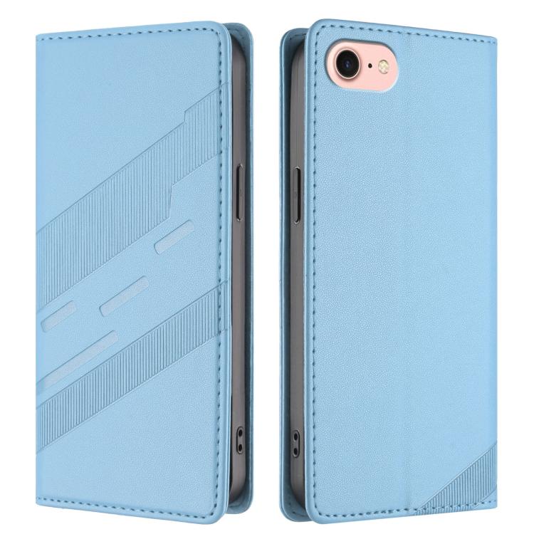 For iPhone SE 2022 / 2020 / 8 / 7 Embossed Multi-functional Wallet Retro Leather Phone Case