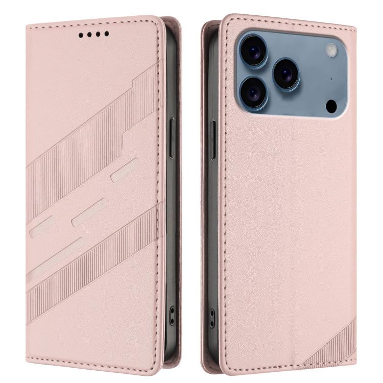 For iPhone 17 Pro Max Embossed Multi-functional Wallet Retro Leather Phone Case