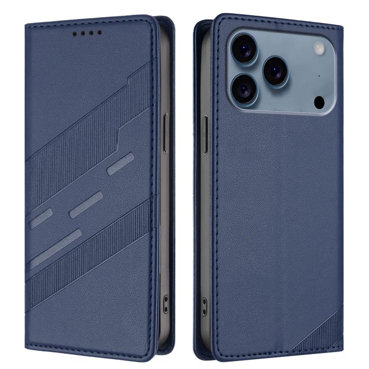 For iPhone 17 Pro Max Embossed Multi-functional Wallet Retro Leather Phone Case