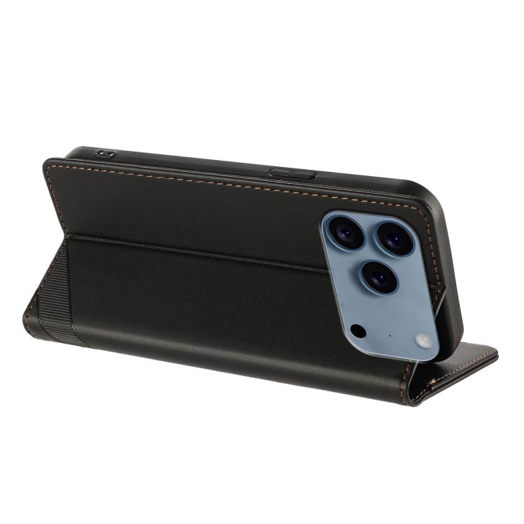 For iPhone 17 Pro Embossed Multi-functional Wallet Retro Leather Phone Case