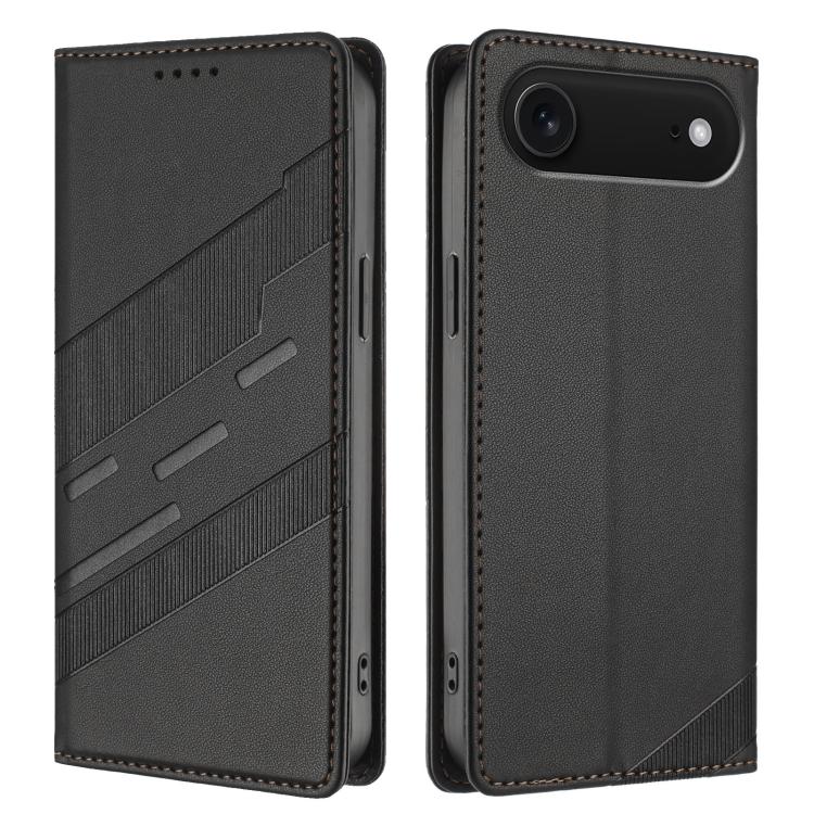 For iPhone Air Embossed Multi-functional Wallet Retro Leather Phone Case