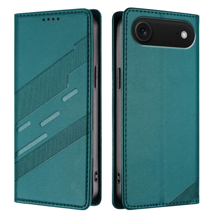 For iPhone Air Embossed Multi-functional Wallet Retro Leather Phone Case