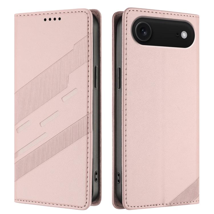 For iPhone Air Embossed Multi-functional Wallet Retro Leather Phone Case