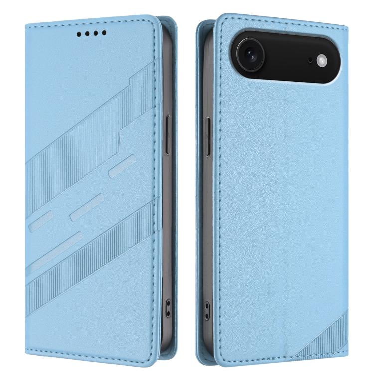 For iPhone Air Embossed Multi-functional Wallet Retro Leather Phone Case