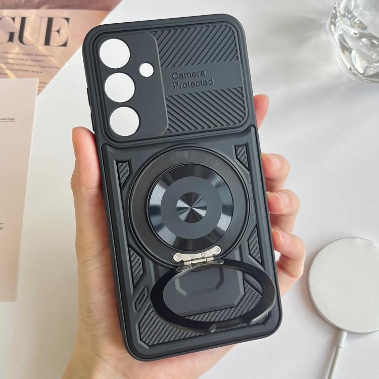 For Samsung Galaxy S23 FE 5G Armor Rotating Holder MagSafe Phone Case