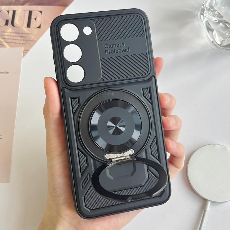 For Samsung Galaxy S23 5G Armor Rotating Holder MagSafe Phone Case