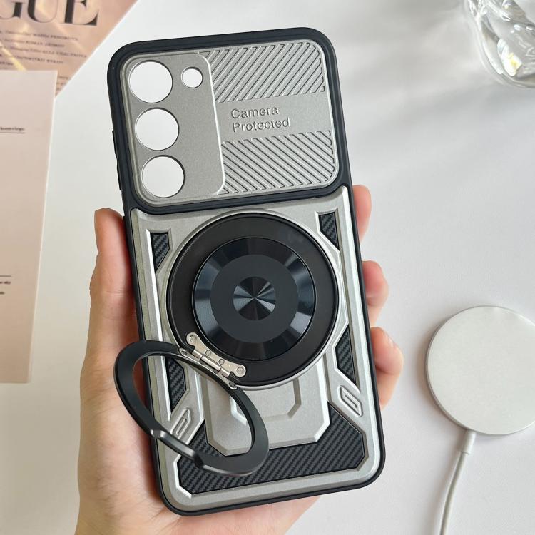 For Samsung Galaxy S23+ 5G Armor Rotating Holder MagSafe Phone Case