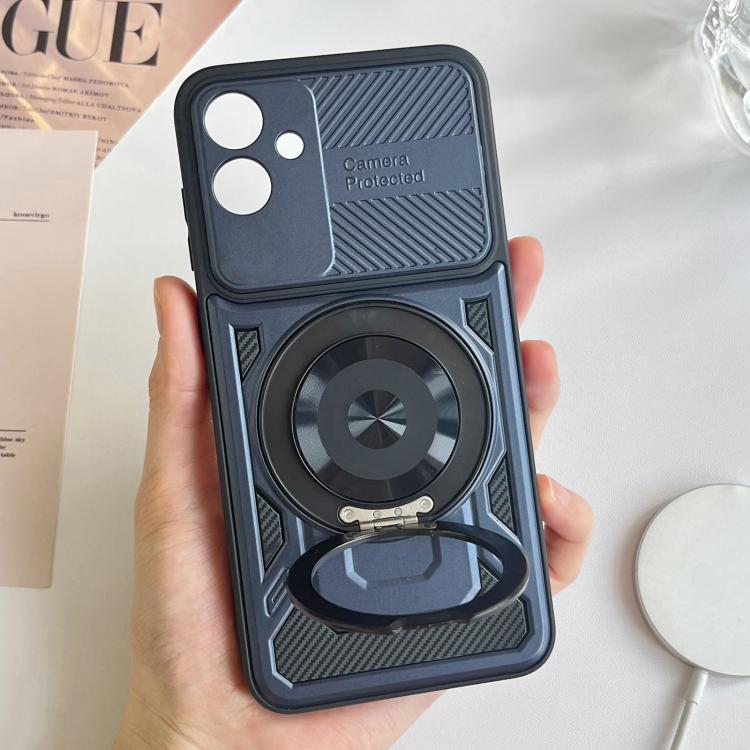 For Samsung Galaxy A06 5G / 4G Armor Rotating Holder MagSafe Phone Case