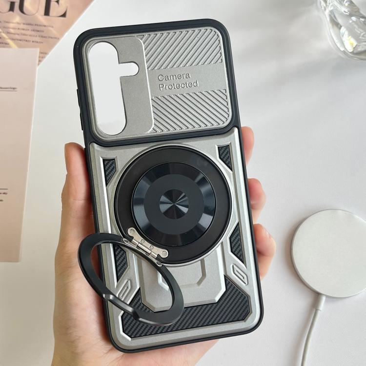 For Samsung Galaxy A26 5G Armor Rotating Holder MagSafe Phone Case