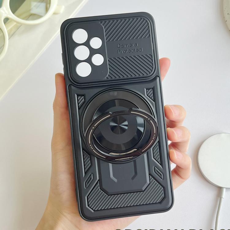 For Samsung Galaxy A33 5G Armor Rotating Holder MagSafe Phone Case