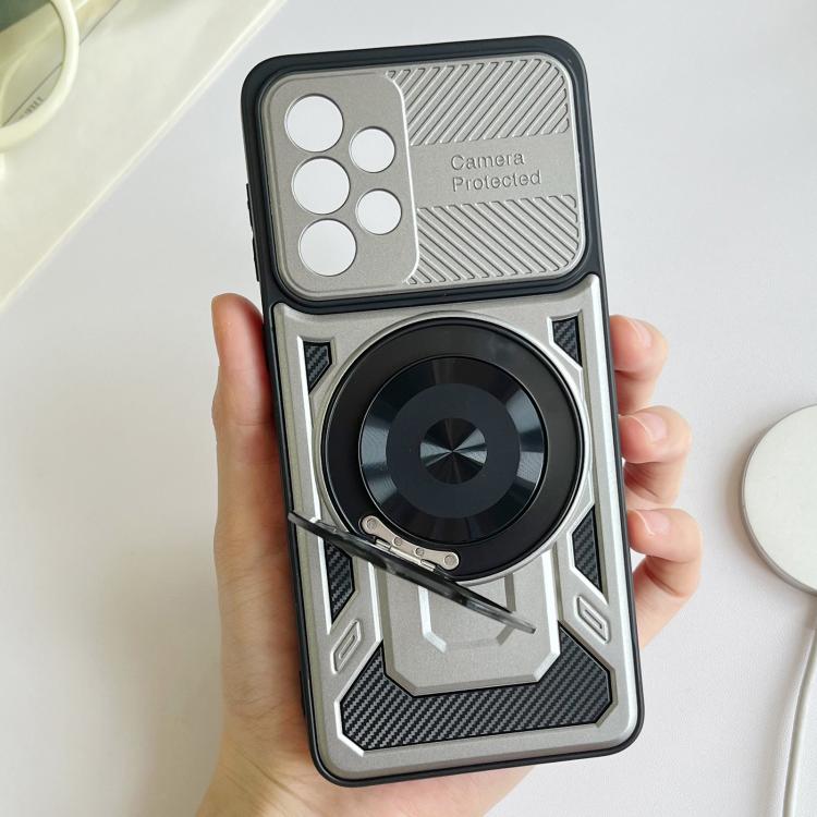 For Samsung Galaxy A33 5G Armor Rotating Holder MagSafe Phone Case