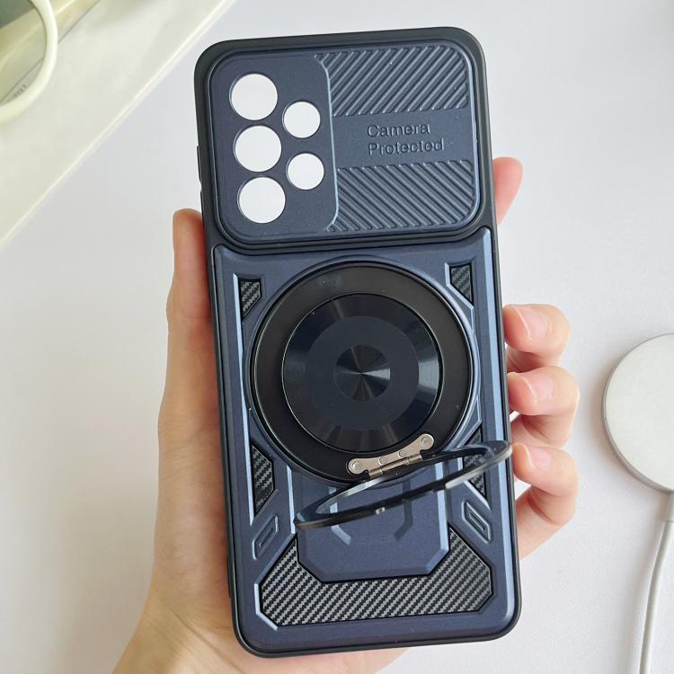 For Samsung Galaxy A33 5G Armor Rotating Holder MagSafe Phone Case