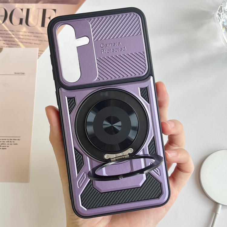 For Samsung Galaxy A36 / A56 5G Armor Rotating Holder MagSafe Phone Case