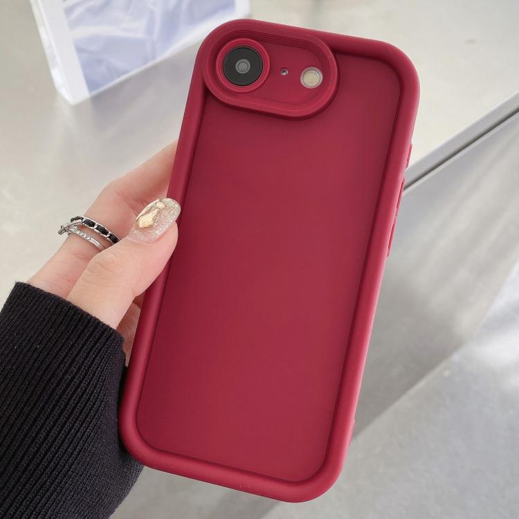 For iPhone SE 2022 / 2020 / 8 / 7 Shockproof Frame Frosted Precise Hole TPU Phone Case