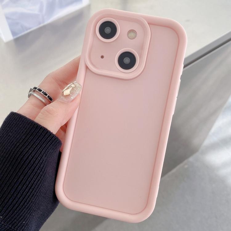 For iPhone 13 Shockproof Frame Frosted Precise Hole TPU Phone Case