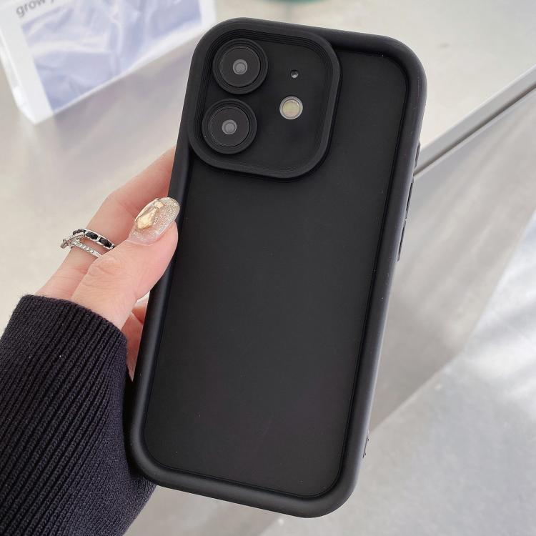 For iPhone 12 Shockproof Frame Frosted Precise Hole TPU Phone Case
