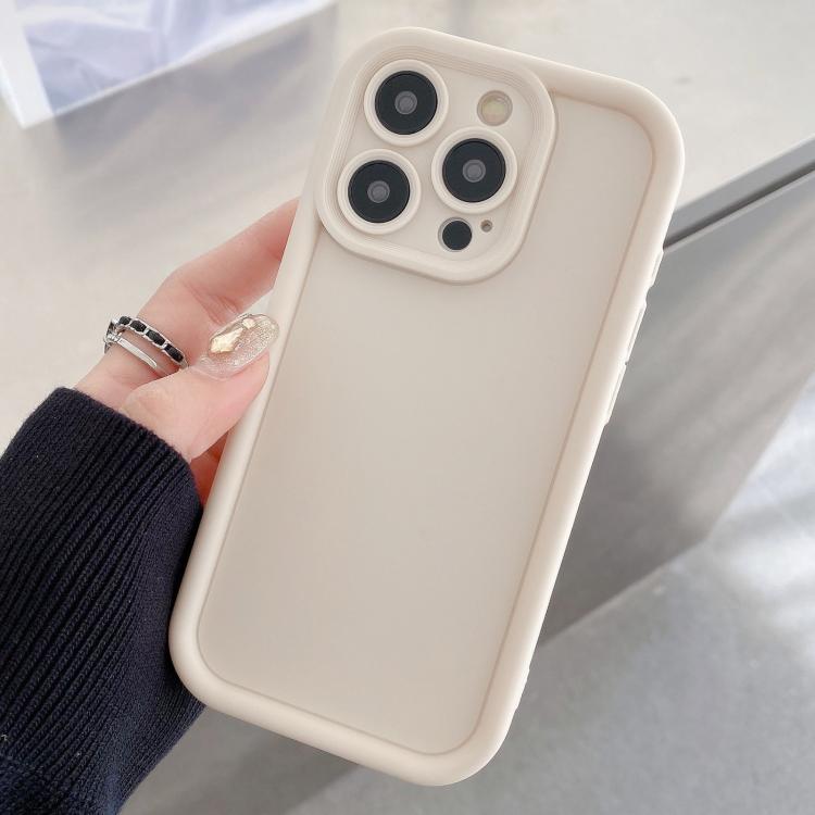 For iPhone 12 Pro Max Shockproof Frame Frosted Precise Hole TPU Phone Case