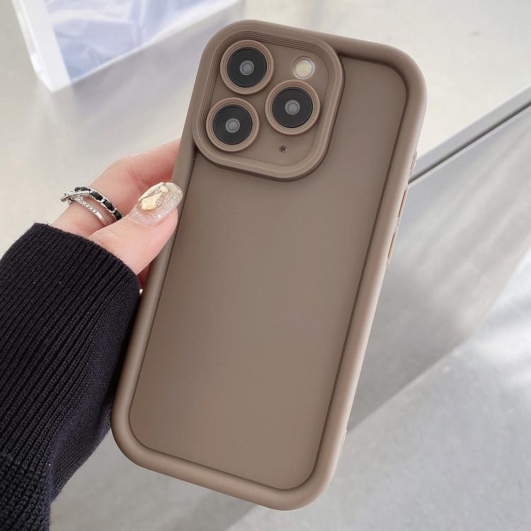 For iPhone 11 Pro Max Shockproof Frame Frosted Precise Hole TPU Phone Case