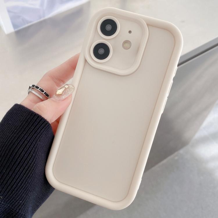 For iPhone 11 Shockproof Frame Frosted Precise Hole TPU Phone Case