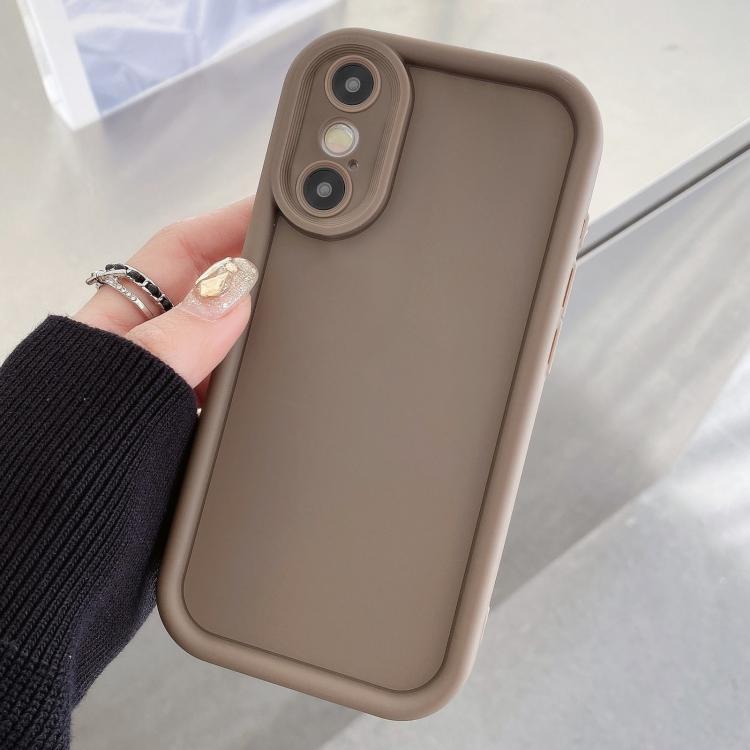 For iPhone X / XS Shockproof Frame Frosted Precise Hole TPU Phone Case