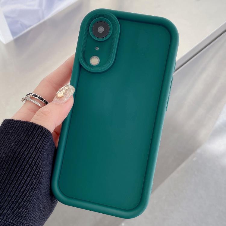 For iPhone XR Shockproof Frame Frosted Precise Hole TPU Phone Case