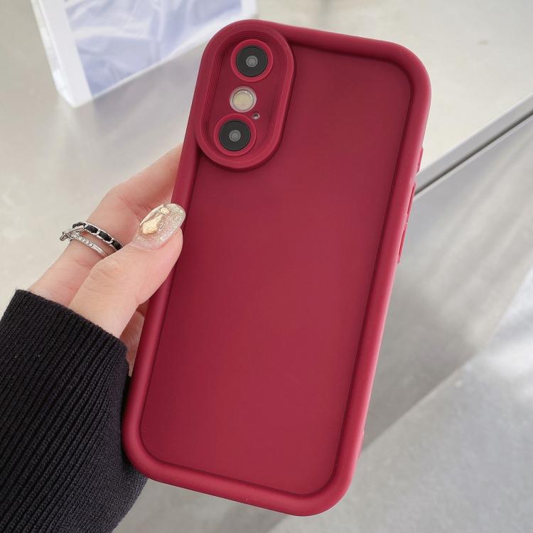 For iPhone XS Max Shockproof Frame Frosted Precise Hole TPU Phone Case
