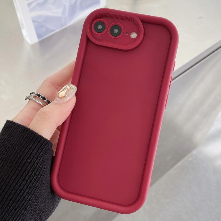 For iPhone 8 Plus / 7 Plus Shockproof Frame Frosted Precise Hole TPU Phone Case