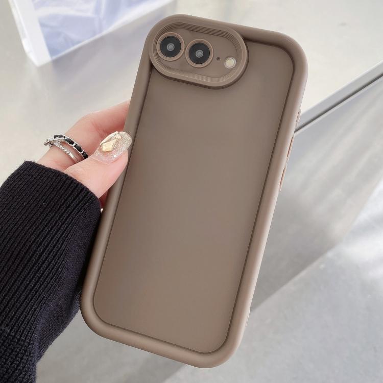 For iPhone 8 Plus / 7 Plus Shockproof Frame Frosted Precise Hole TPU Phone Case
