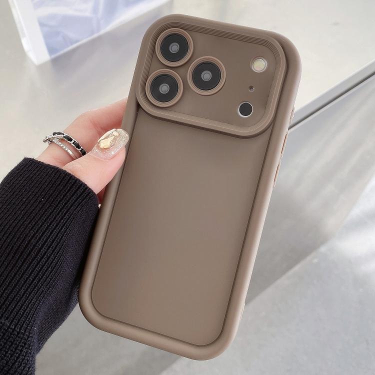 For iPhone 17 Pro Max Shockproof Frame Frosted Precise Hole TPU Phone Case