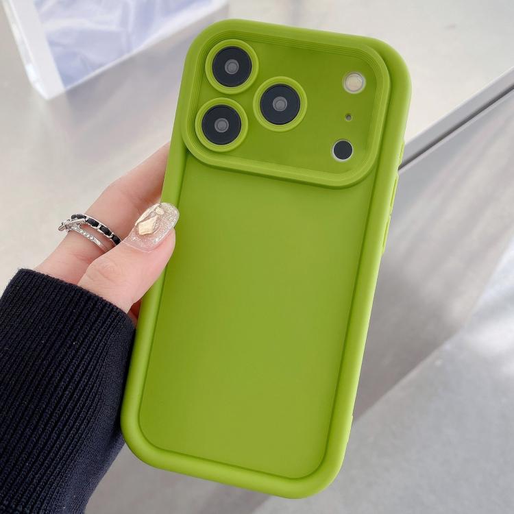 For iPhone 17 Pro Max Shockproof Frame Frosted Precise Hole TPU Phone Case