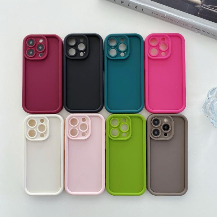 For iPhone SE 2022 / 2020 / 8 / 7 Shockproof Frame Frosted Precise Hole TPU Phone Case