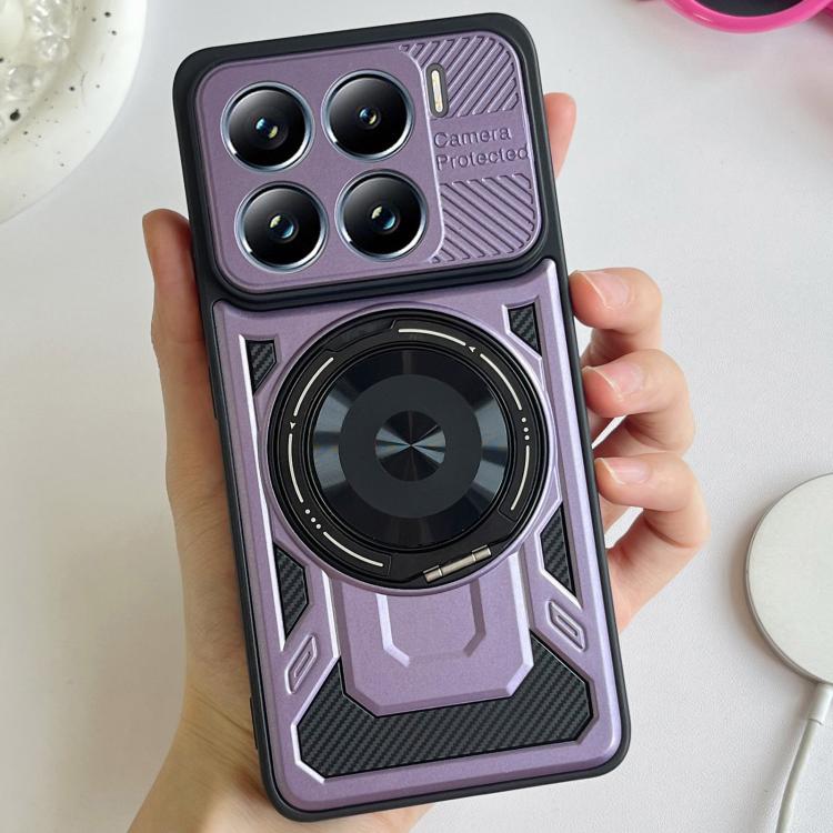 For Xiaomi 15 Armor Rotating Holder MagSafe Phone Case