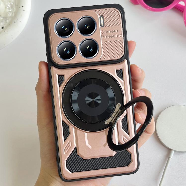 For Xiaomi 15 Pro Armor Rotating Holder MagSafe Phone Case