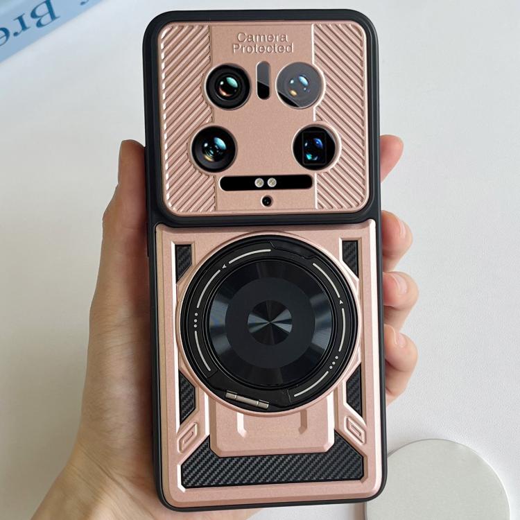 For Xiaomi 14 Ultra Armor Rotating Holder MagSafe Phone Case