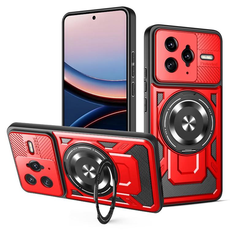 For Redmi K80 Pro / Poco F7 Ultra Armor Rotating Holder MagSafe Phone Case