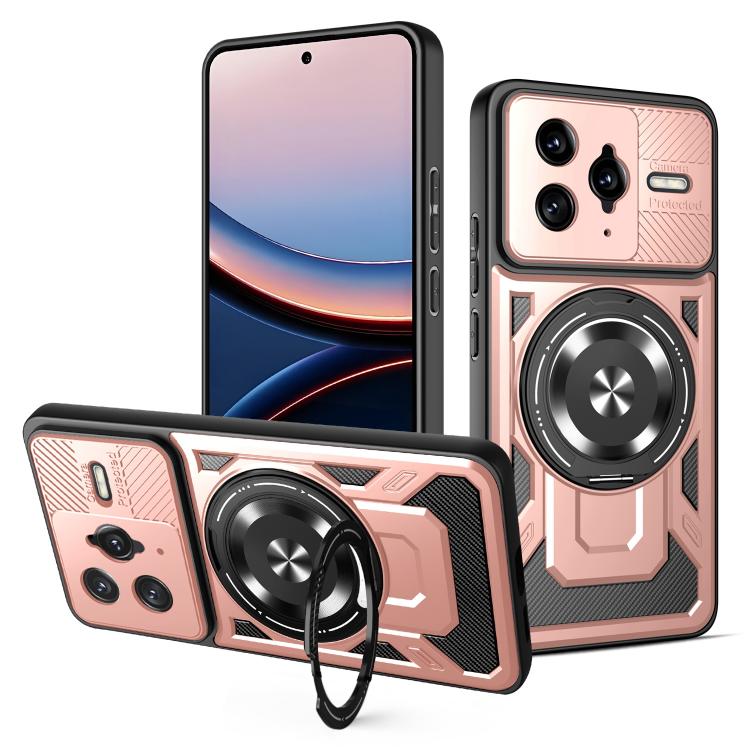 For Redmi K80 Pro / Poco F7 Ultra Armor Rotating Holder MagSafe Phone Case