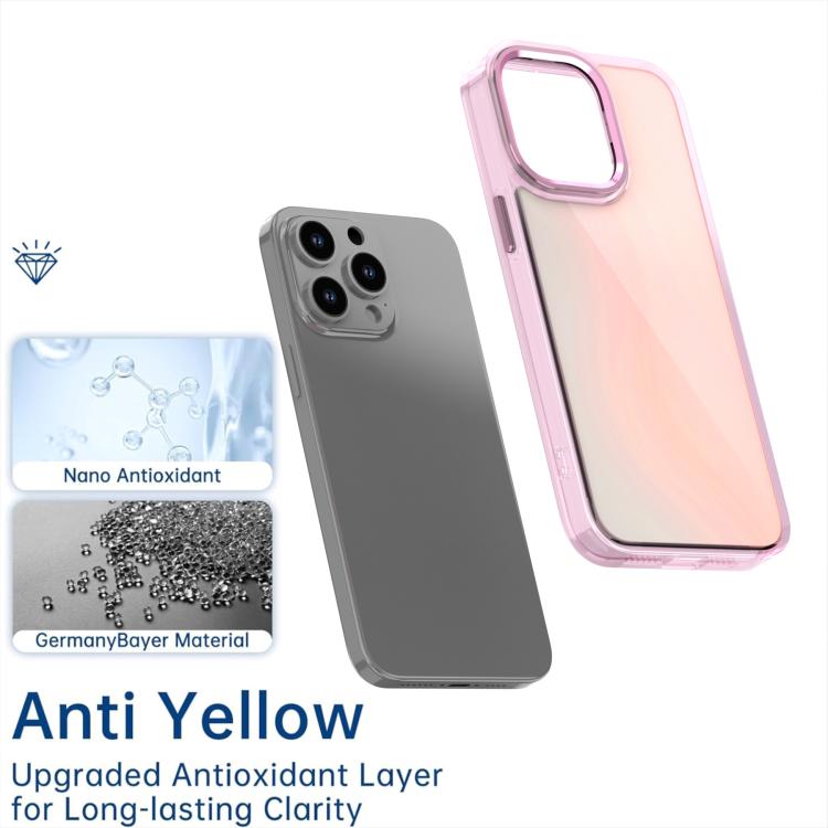 For iPhone 15 Pro Max Plating Gradient Discolor Phone Case