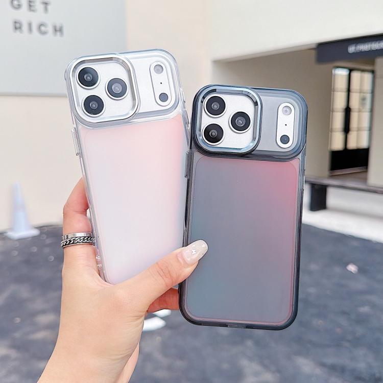 For iPhone 17 Pro Max Plating Gradient Discolor Phone Case