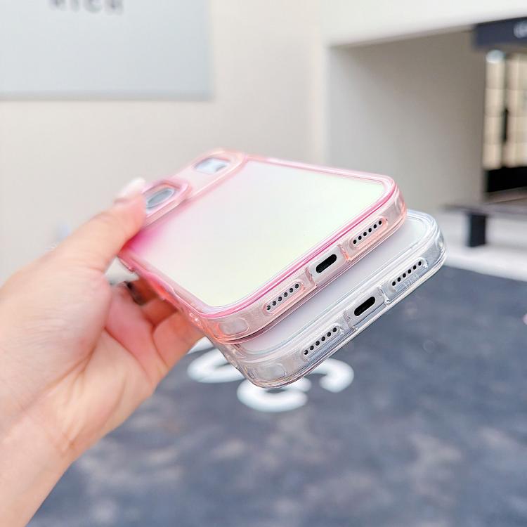 For iPhone 17 Pro Plating Gradient Discolor Phone Case