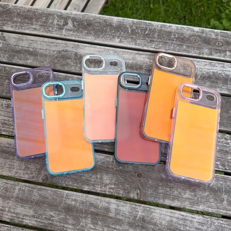 For iPhone Air Plating Gradient Discolor Phone Case