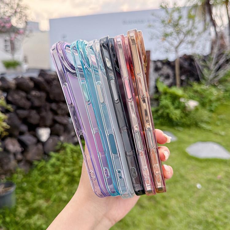 For iPhone Air Plating Gradient Discolor Phone Case