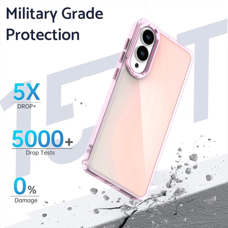 For Galaxy S25 Edge 5G Plating Gradient Discolor Phone Case
