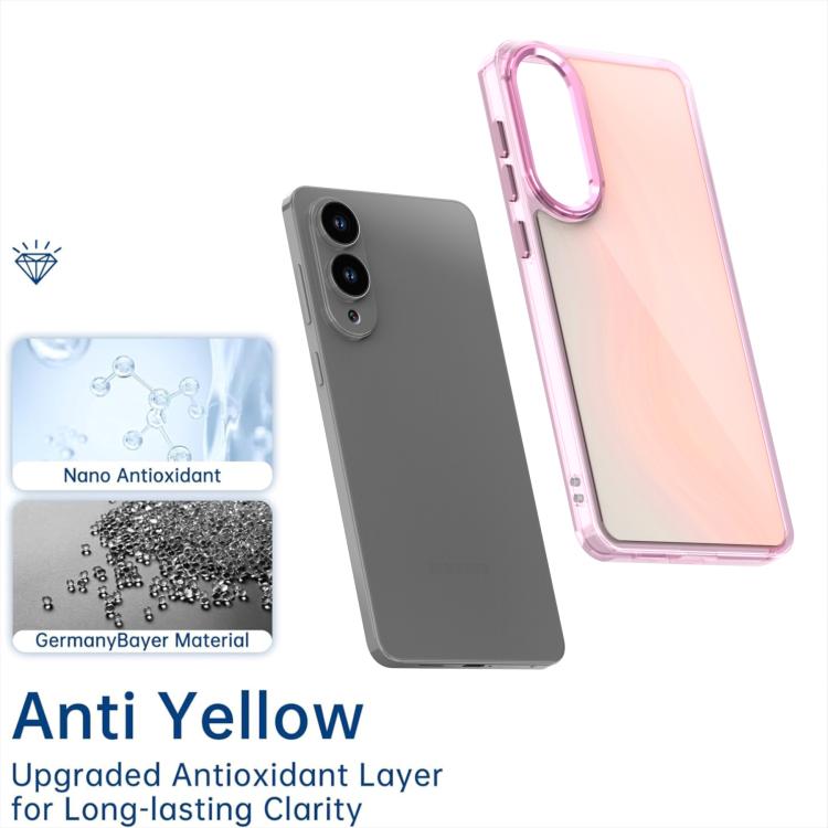 For Galaxy S25 Edge 5G Plating Gradient Discolor Phone Case