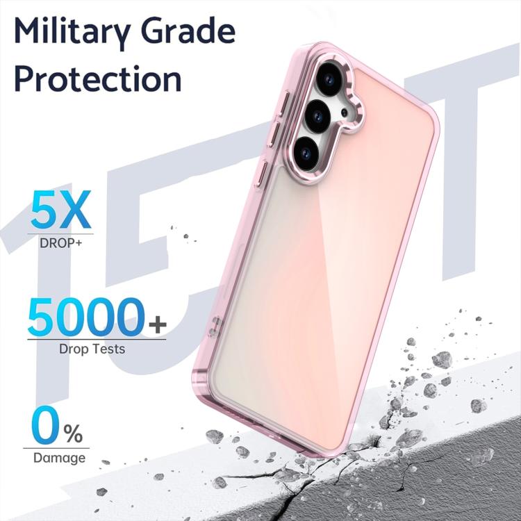 For Galaxy S25 5G Plating Gradient Discolor Phone Case