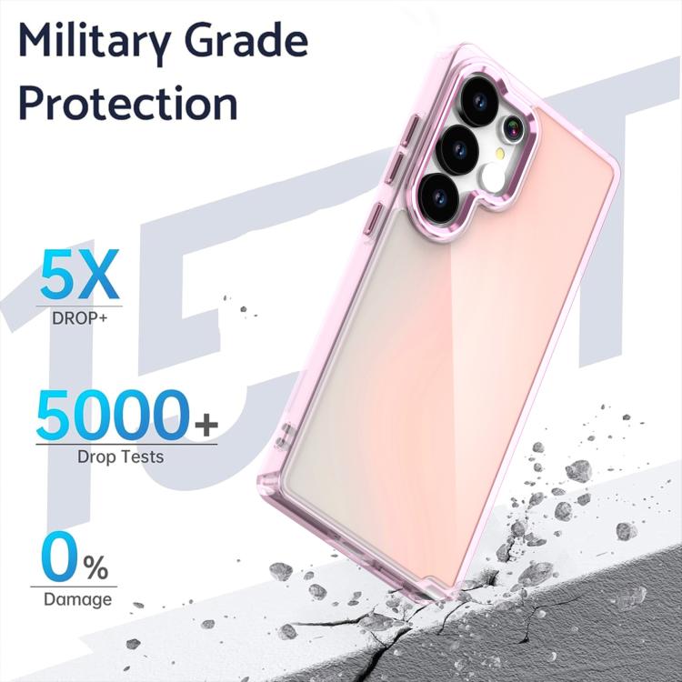 For Galaxy S24 Ultra 5G Plating Gradient Discolor Phone Case