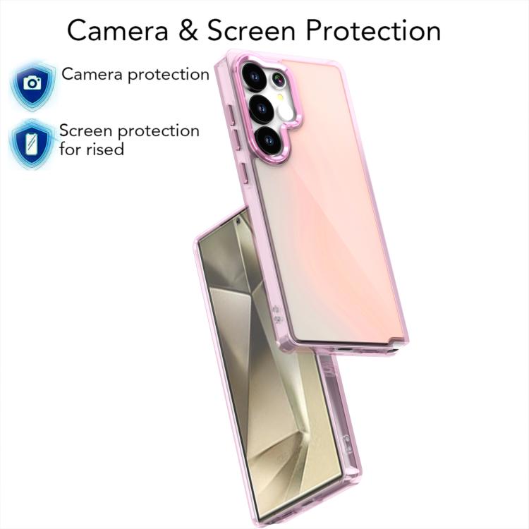 For Galaxy S24 Ultra 5G Plating Gradient Discolor Phone Case