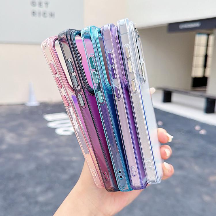 For Galaxy S25 Ultra 5G Plating Gradient Discolor Phone Case