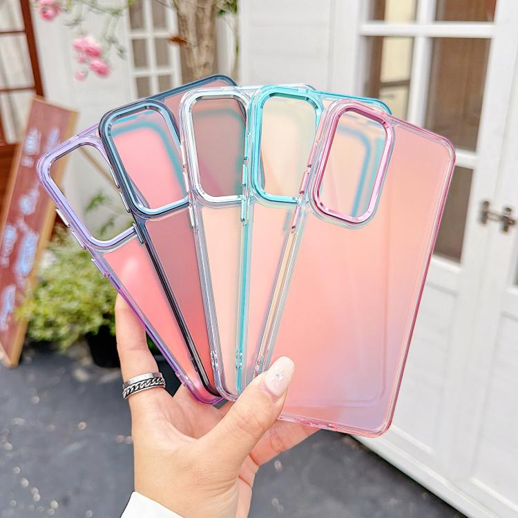 For Galaxy S25 FE 5G Plating Gradient Discolor Phone Case