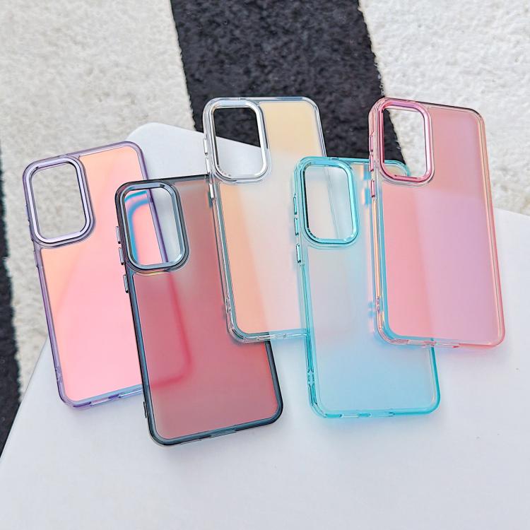 For Galaxy S25 FE 5G Plating Gradient Discolor Phone Case
