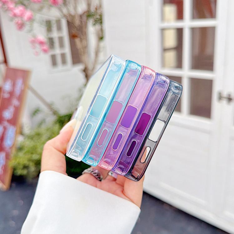 For Galaxy S25 FE 5G Plating Gradient Discolor Phone Case